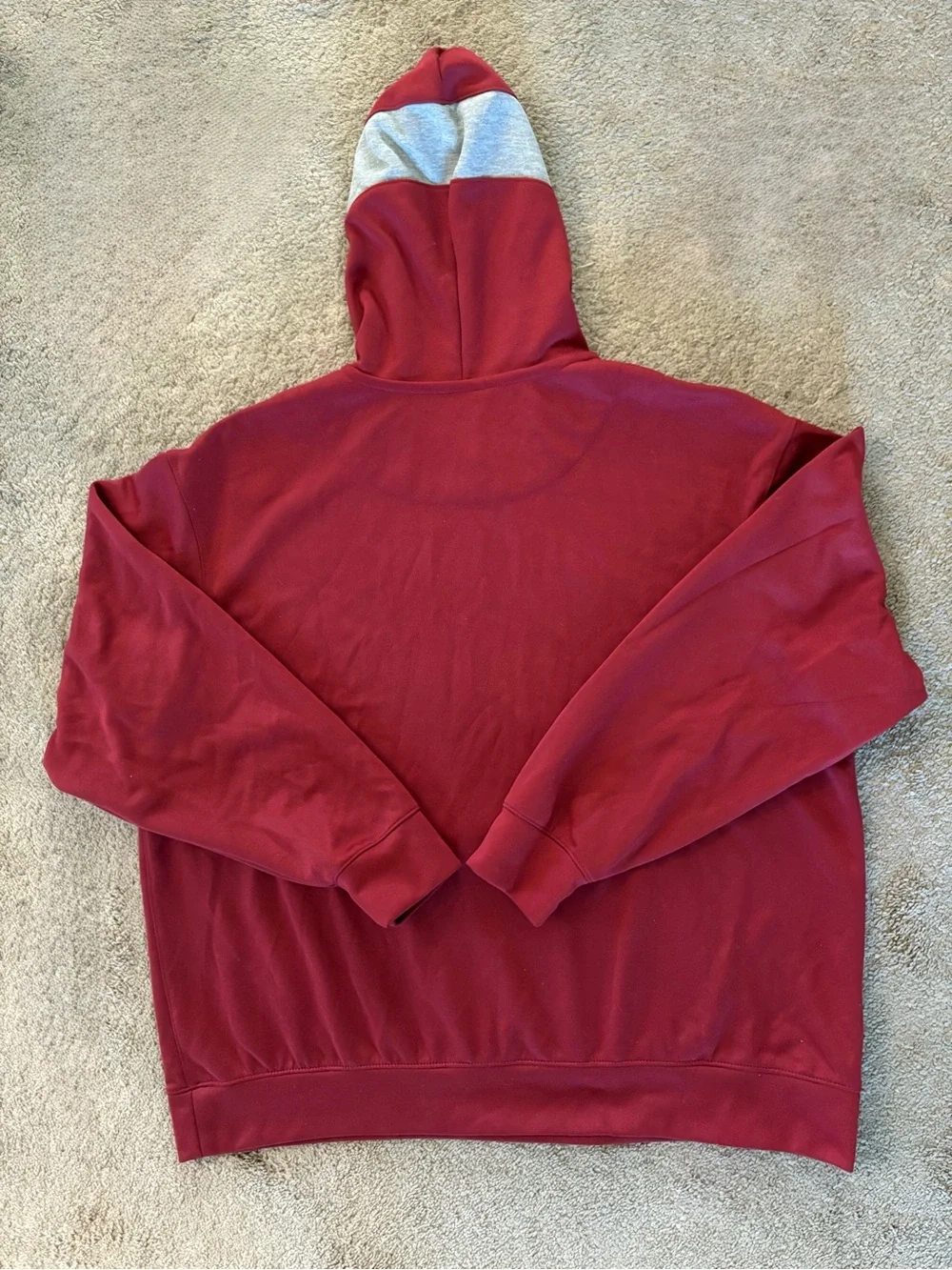 Nike Jordan Crimson Oklahoma Sooners Pullover Hoodie Size XL